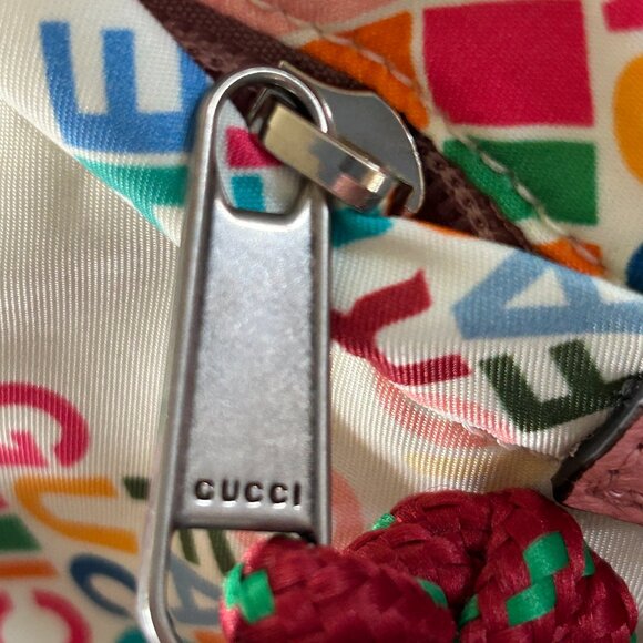 NWT GUCCI The North Face Medium Nylon Leather Backpack White 650288 main image 6